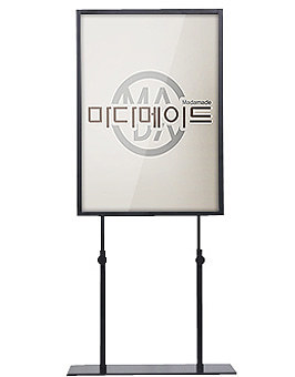 PD005 데스크형 광고판 높이조절 (양면/세로형)