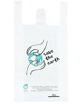 친환경 포장봉투 생분해비닐 지구 24x45 (100장)