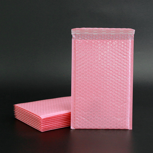 안전봉투 에어캡 뽁뽁이 봉투 18x26cm 핑크(10장)