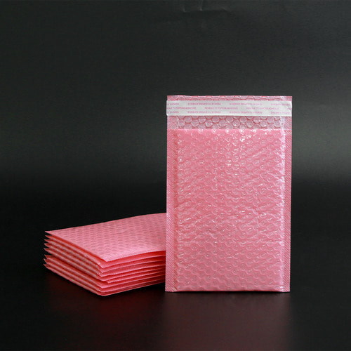 안전봉투 에어캡 뽁뽁이 봉투 15x20cm 핑크(10장)